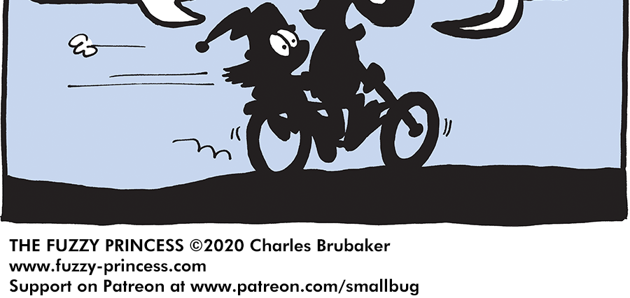 The Fuzzy Princess - Episode 540, Page 1: 2020-02-28-Ride Home